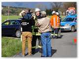 Verkehrsunfall, 4 Personen verletzt