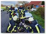 Verkbeteidigtehrsunfall, 3 PKW beteidigt