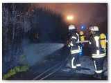 Die Feuerwehr ging unter schwerem Atemschutz vor.