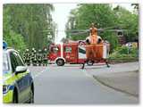 Der Rettungshubschrauber war vor Ort